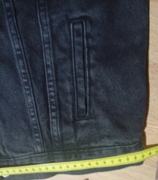 Chaleco Vaquero Negro Mango Talla 38