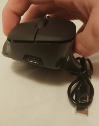 Ratón inalámbrico + cable USB-C