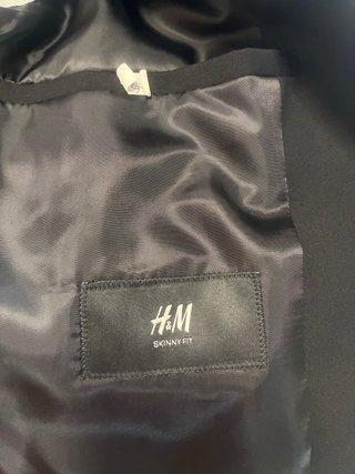 Chaqueta de traje negra
