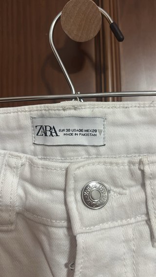 Pantalones vaqueros blancos mujer
