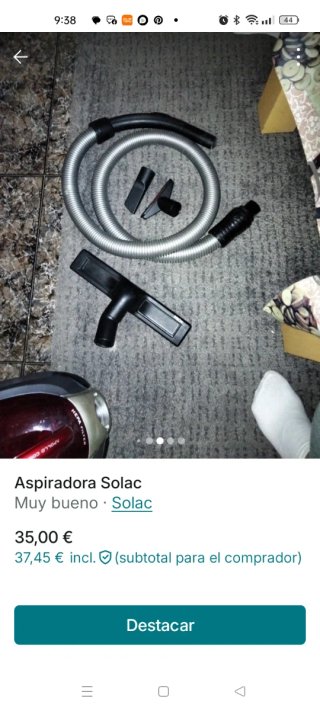 Aspiradora Apollo Compact II HEPA
