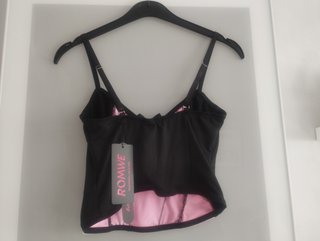 Top Shein Rosa y Negro Talla XS