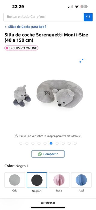 Silla de coche Serenguetti Moni i-Size