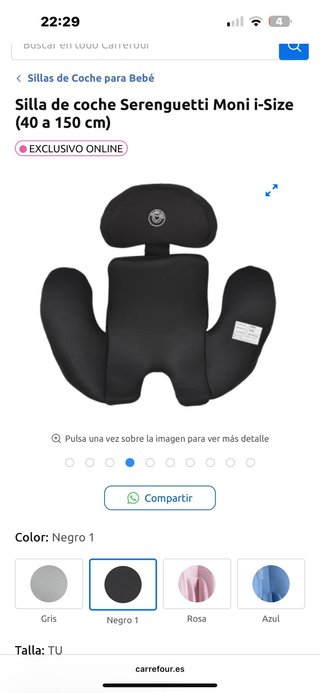 Silla de coche Serenguetti Moni i-Size