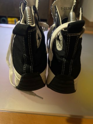 Converse Plataforma Mujer Negras y Blancas