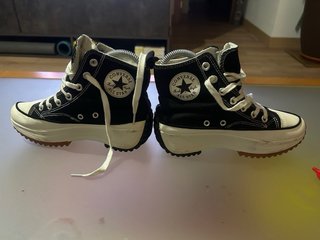 Converse Plataforma Mujer Negras y Blancas