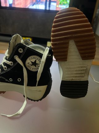 Converse Plataforma Mujer Negras y Blancas