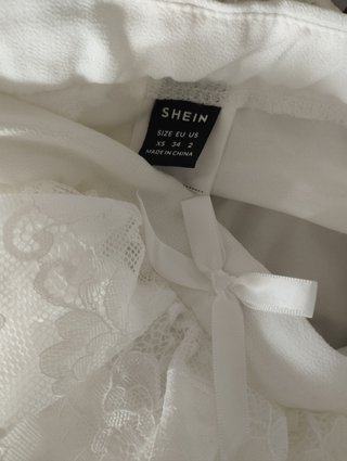 Falda pantalón Shein volantes encaje T XS