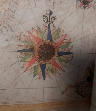 Reproducción Mapa Antiguo Mediterráneo