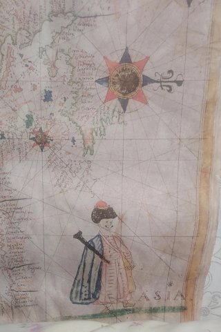 Reproducción Mapa Antiguo Mediterráneo