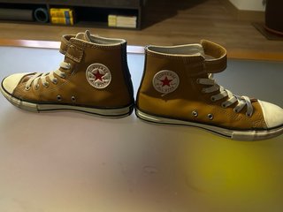 Converse All Star Piel Mujer Marrones