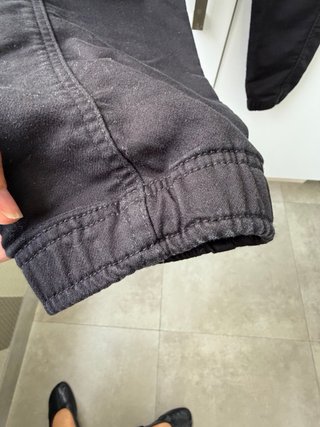 Pull&Bear Pantalón Negro Talla XS