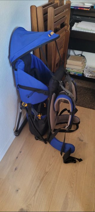 Mochila Portabebés Azul