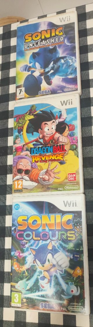 Pack 3 Juegos Wii: Sonic & Dragon Ball