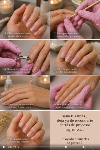 Manicura profesional.