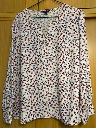 Blusa floral Cortefiel talla 44