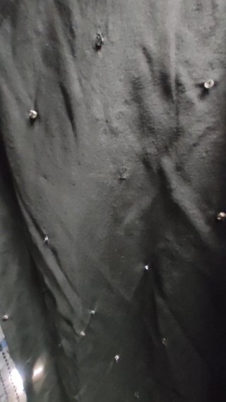 Vestido de fiesta negro Massimo Dutti Talla S/M