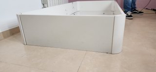 Pack 2 Canapés blancos  90cm + 2 Colchones