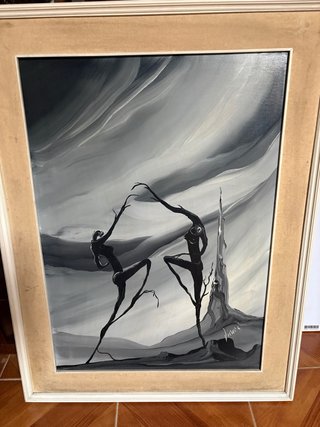 Opera surrealista Vicari, dipinto originale