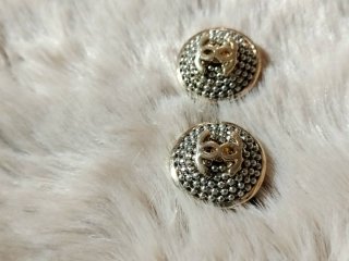 Pendientes Chanel Vintage Dorados y Plateados