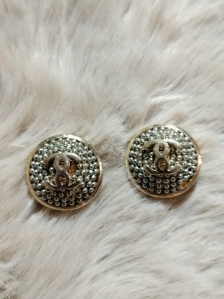 Pendientes Chanel Vintage Dorados y Plateados