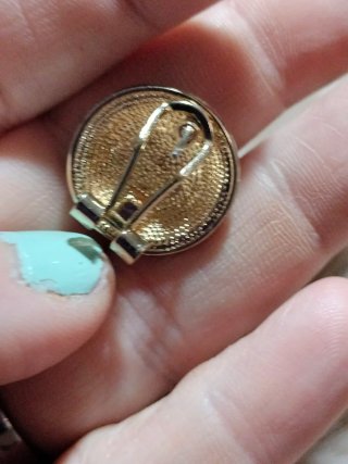 Pendientes Chanel Vintage Dorados y Plateados