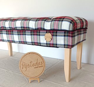 Banco, mueble, pie cama, taburete, NUEVO.