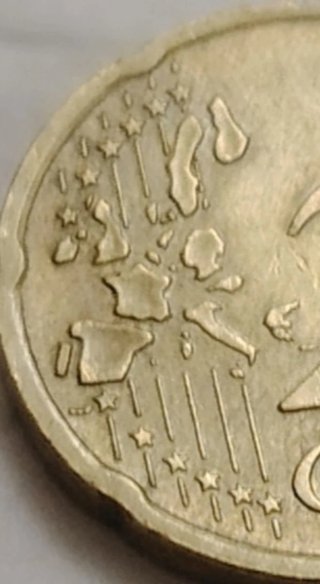 20 céntimos Alemania 2003 A error acuñación