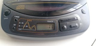DISCMAN SANYO CDP-45A REPRODUCTOR CD PORTATIL