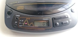 DISCMAN SANYO CDP-45A REPRODUCTOR CD PORTATIL