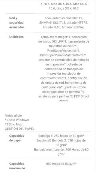 Impresora Láser Color OKI C531dn