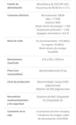 Impresora Láser Color OKI C531dn