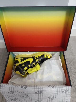 Nike Dunk High 1985 SP Acid Wash Amarillo Negro