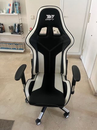 Silla Gaming Negra y Blanca