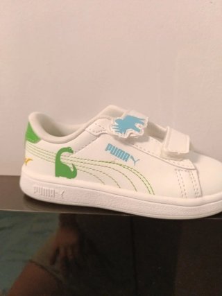 Zapatillas Puma niño blancas