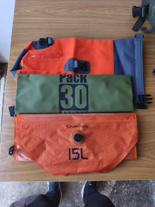 Pack 3 Bolsas Estancas Tribord Quechua
