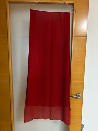 Vestido largo ceremonia rojo