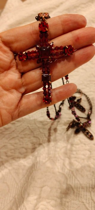 Conjunto Gótico Vintage Colgante y Pendientes