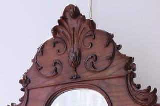 Espejo Antiguo Cedro Rojo Tallado 96x50