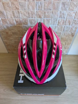 Casco HEAD rosa y blanco nuevo