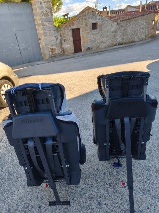 Dos Sillas de coche bebé Klippan century.