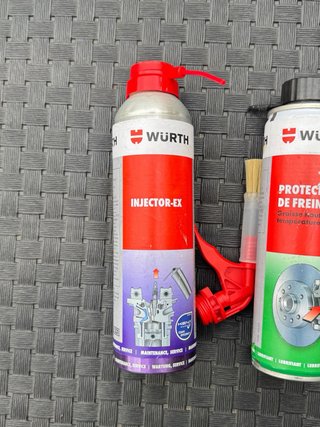 Kit 2 Sprays Würth: Massa Travões + Injetor