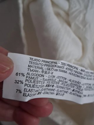 Vestido palabra de honor Bershka blanco