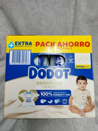 3x Dodot Sensitive T4+ 96 fraldas 10-15kg