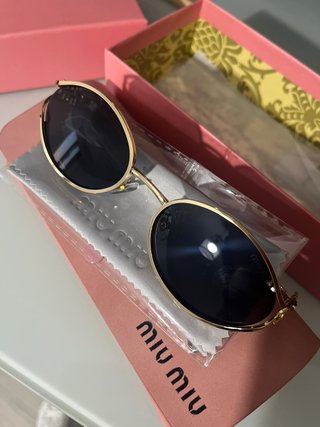 Óculos de sol imitação Miu Miu Rosa