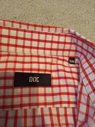 Camisa hombre manga corta cuadros