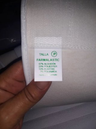 Faja Lumbar Embarazada Farmalastic Talla G