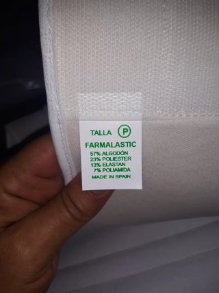 Faja Lumbar Embarazada Farmalastic Talla G
