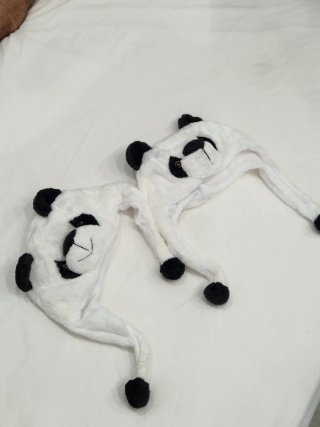 Disfraz Panda Bebé 0-6meses y Gorros Adulto