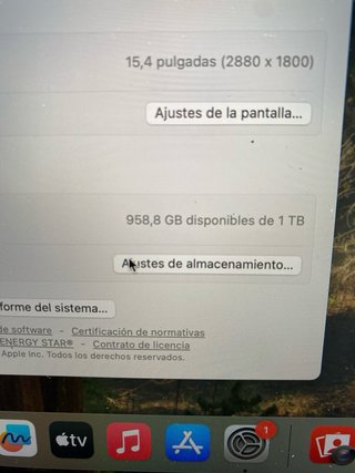 MacBook Pro 15 2019 i9 32GB RAM 1TB SSD